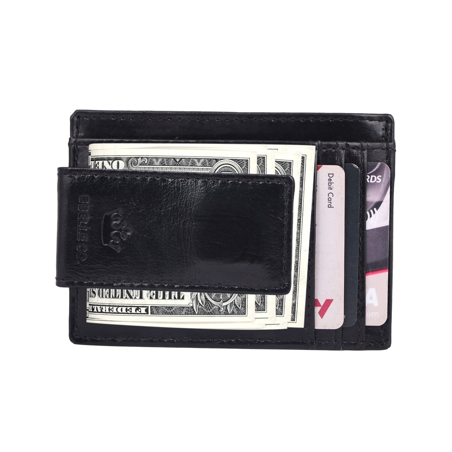 BBELLE CO Front Pocket Minimalist Leather Slim Wallet