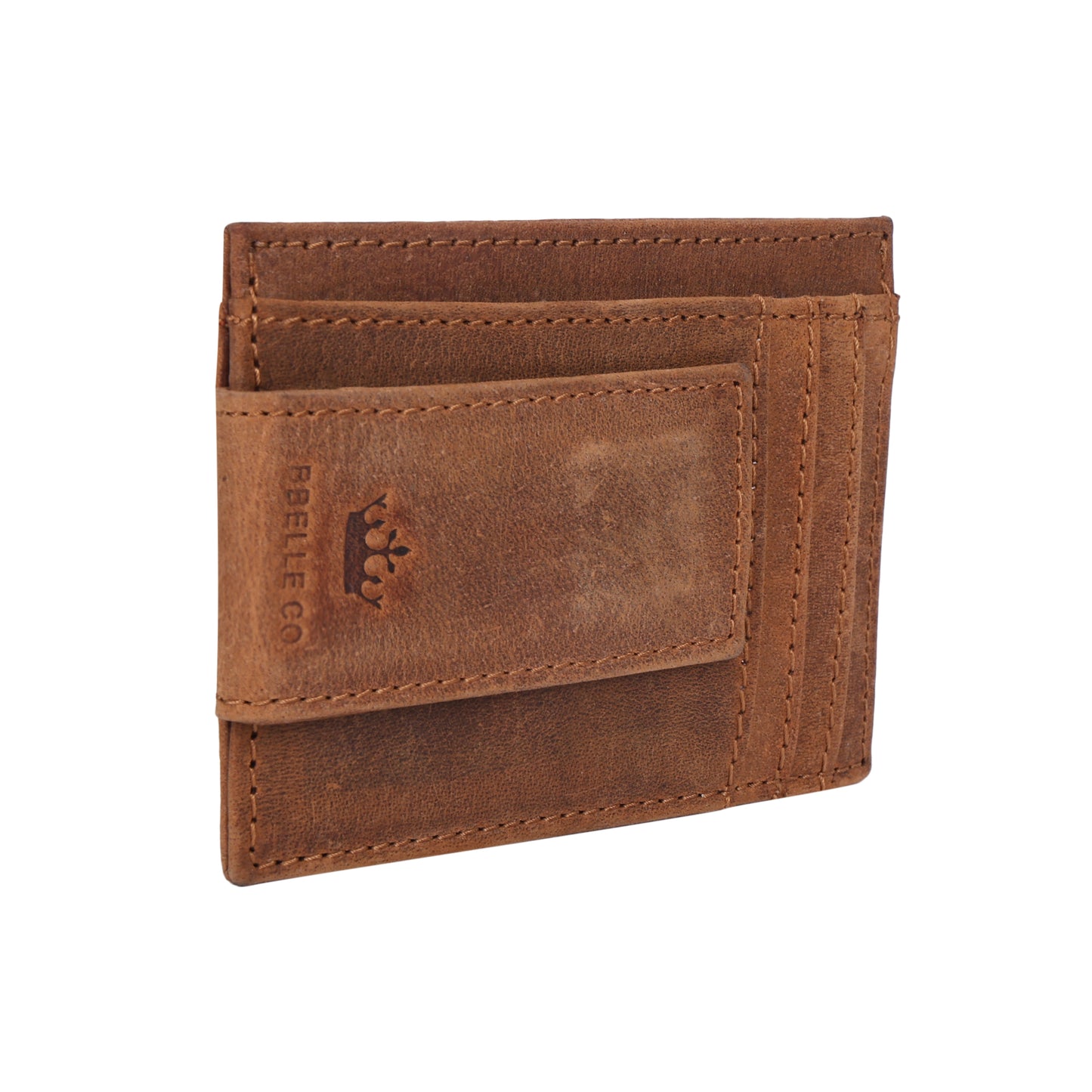 BBELLE CO Front Pocket Minimalist Leather Slim Wallet