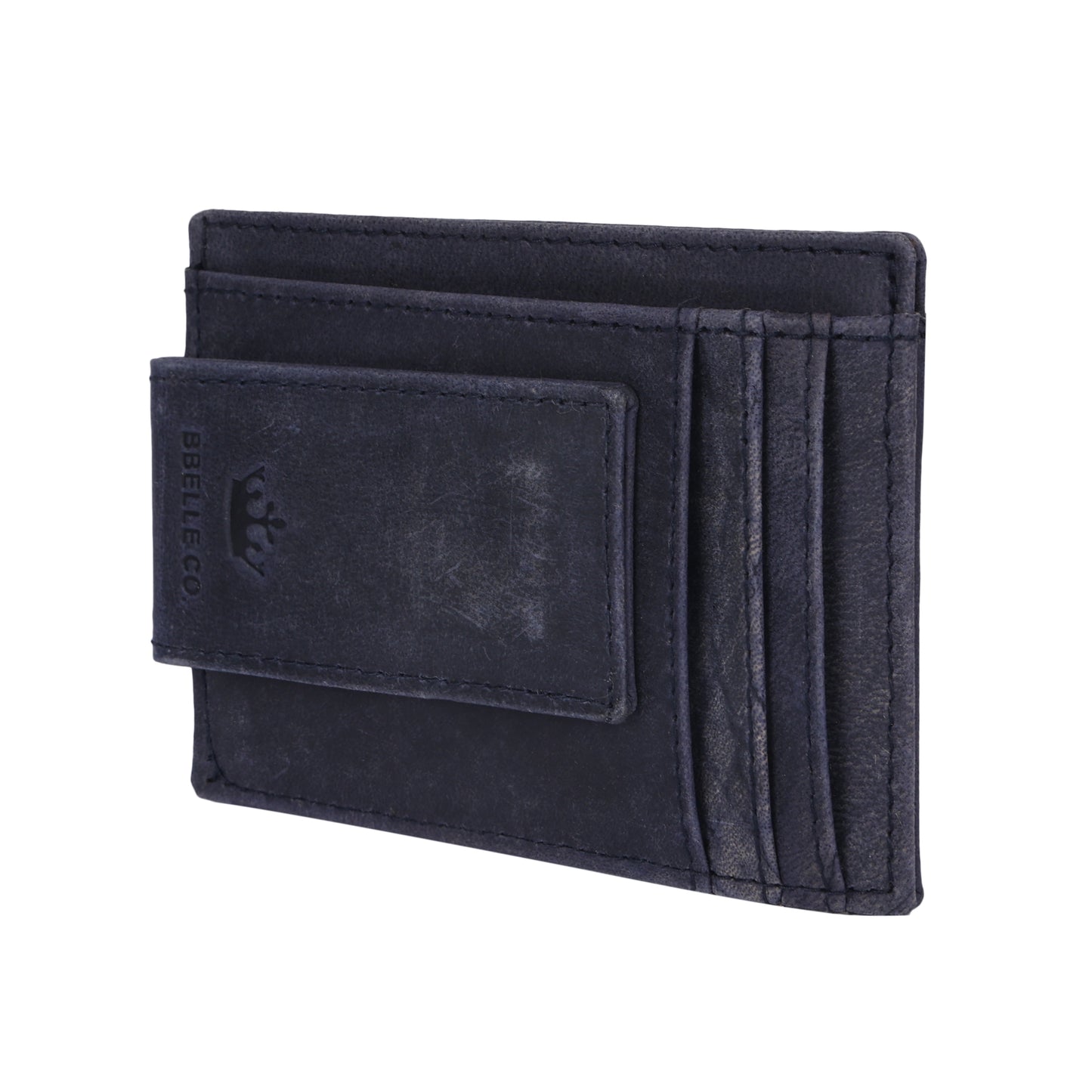 BBELLE CO Front Pocket Minimalist Leather Slim Wallet