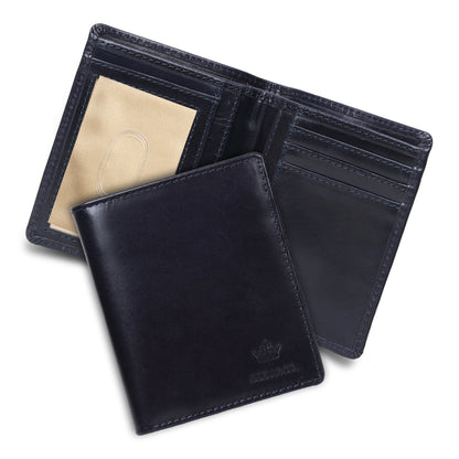 BBELLE CO. Bbelleco Genuine Leather Slim Wallet | RFID Blocking Skinny Minimal Thin Front Pocket Wallet Sleeve Card Holder for Men |